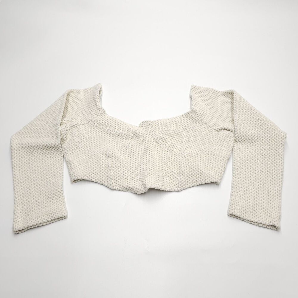 Piral  Cropped Top Womens Size Medium Sweetheart Neck